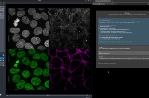 Omega napari plug-in that can speed up image analysis and eliminate the need to write code